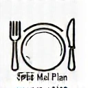 Icon representing a meal plan with a plate, fork, and knife.